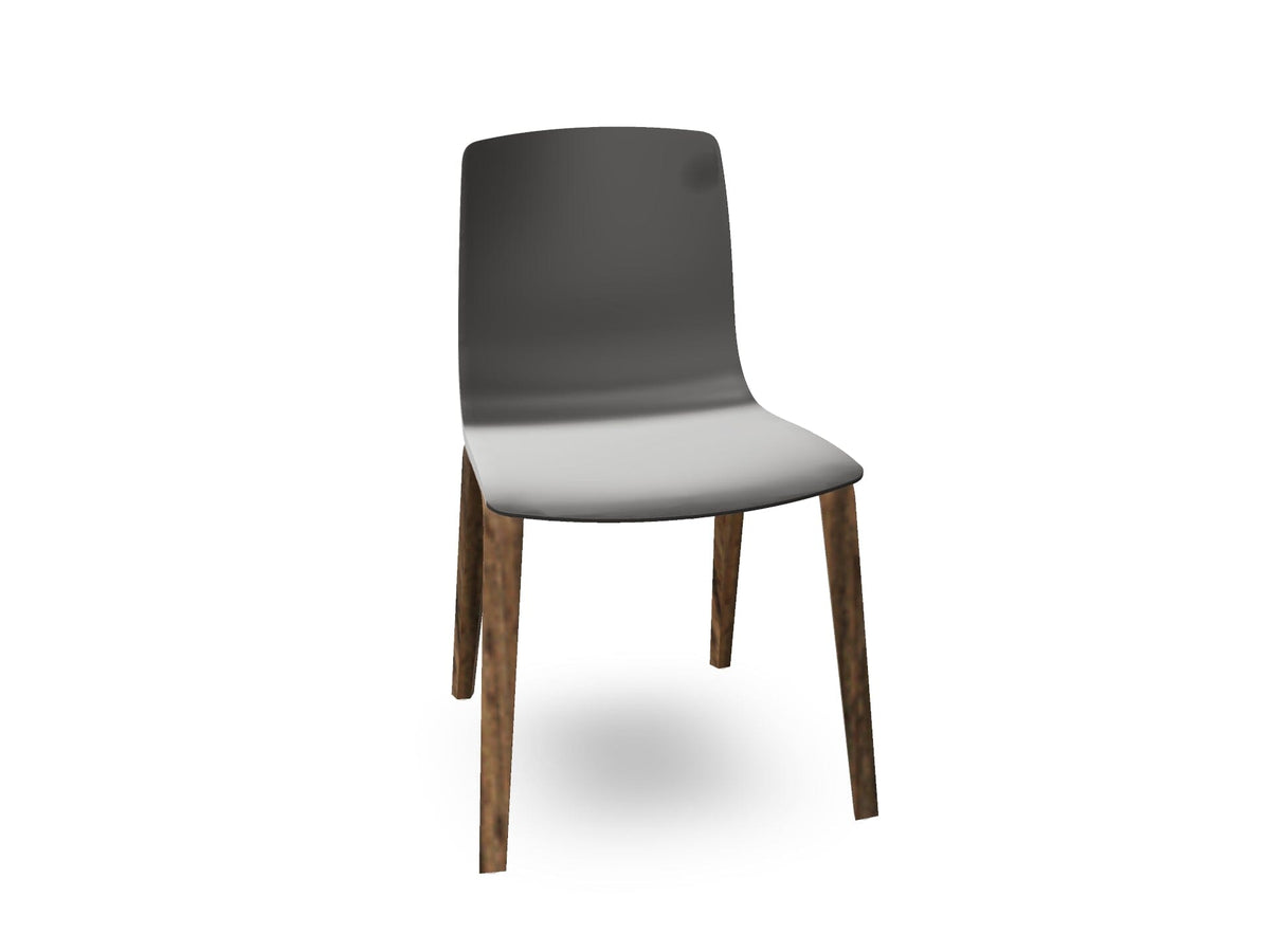 Aava 02-4 Wood Legs Polypropylene Chair Chairs Arper 