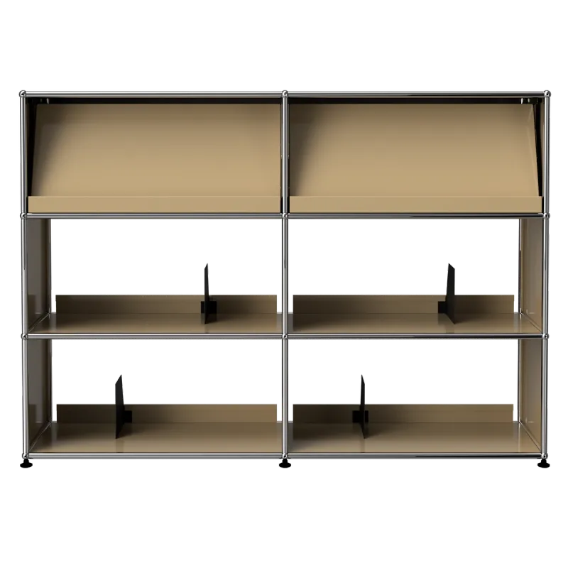 USM Vinyl Display Cabinet 3x2