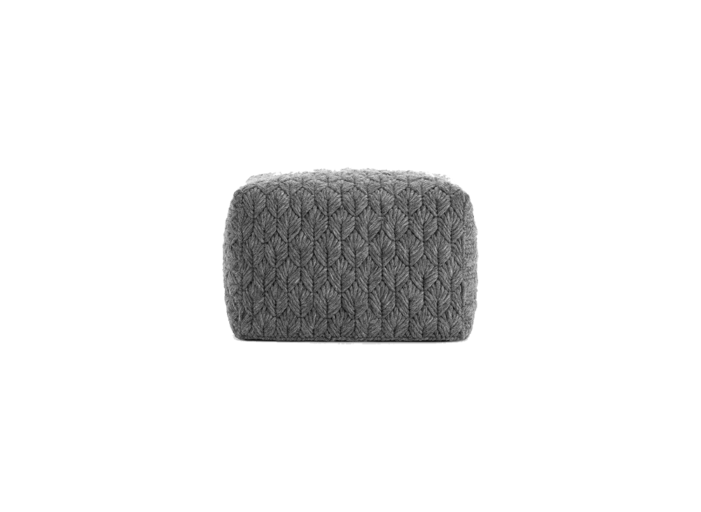 Chaddar Pouf Pouf Gan Charcoal 