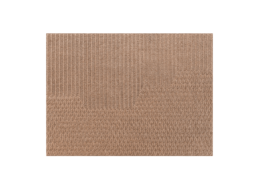 Chaddar Rug Pouf Gan Small Camel 