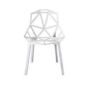 Chair One Stacking 2-Pack Outdoors Magis White Seat & Legs 