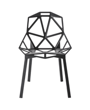 Chair One Stacking - 2-Pack Outdoors Magis Black Seat & Legs 