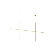 Coordinates Suspension Light ceiling lights Flos S2 Champagne 