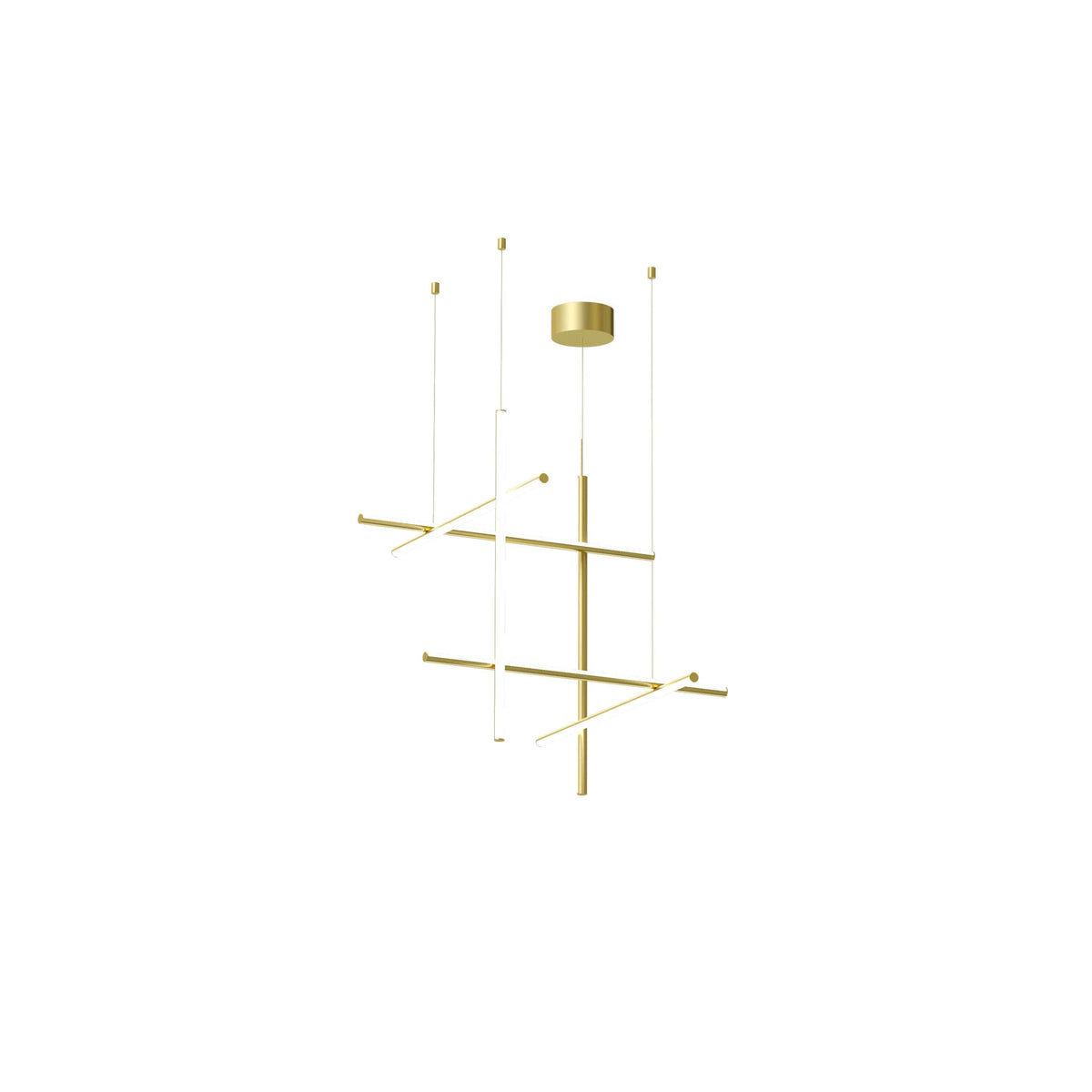 Coordinates Suspension Light ceiling lights Flos S3 Champagne 