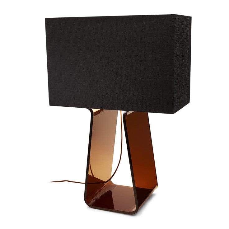 Tube Top Table Lamp Table Lamps Pablo 27" - White Shade / Charcoal Body 