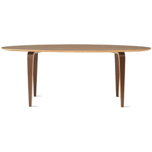 Cherner Chair Oval Dining Table Dining Tables Cherner Chair 84″ L x 38" W Natural Walnut Top & Legs 