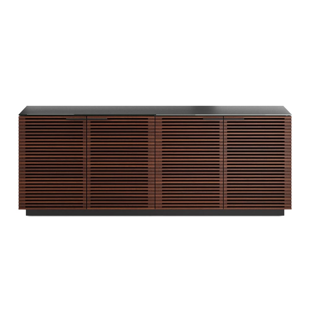 Corridor 8109 4-Door Storage Credenza storage BDI Chocolate Stained Walnut 