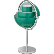Multi-Lite Portable Table Lamp Table Lamps Gubi Chrome Base / Teal Green 