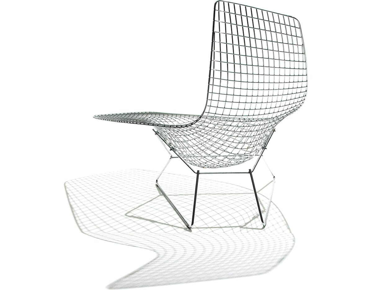 Bertoia Asymmetric Chaise lounge chair Knoll 