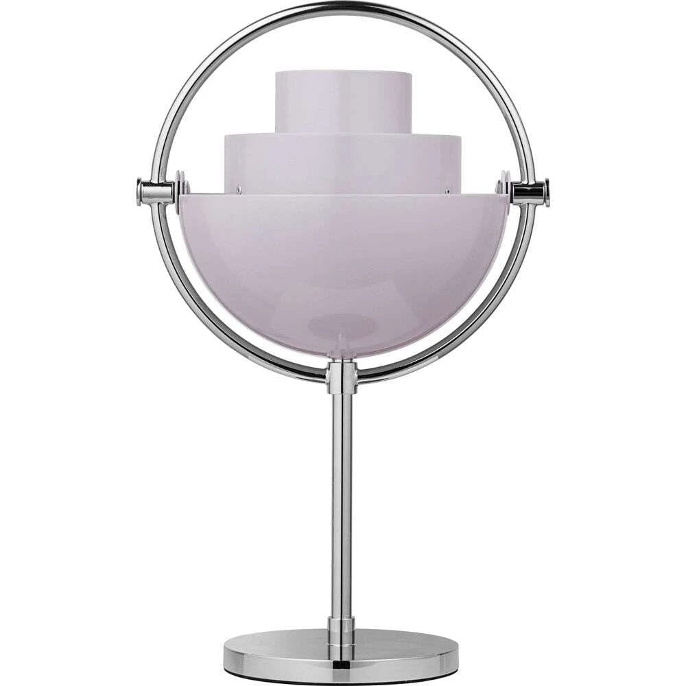 Multi-Lite Portable Table Lamp Table Lamps Gubi Chrome Base / Pale Lilac 
