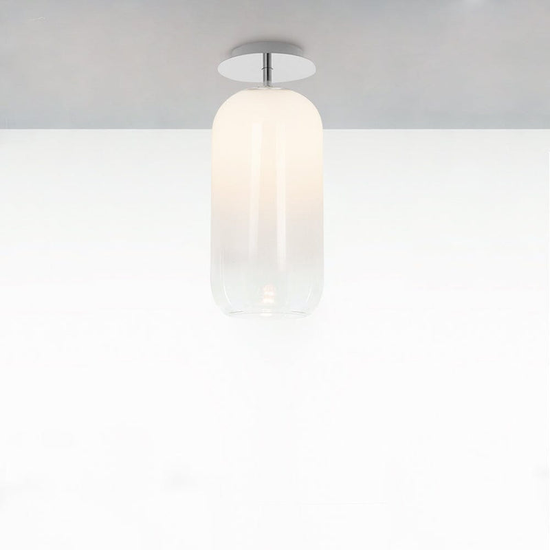 Gople Mini Ceiling Lamp ceiling lights Artemide Chrome/White 