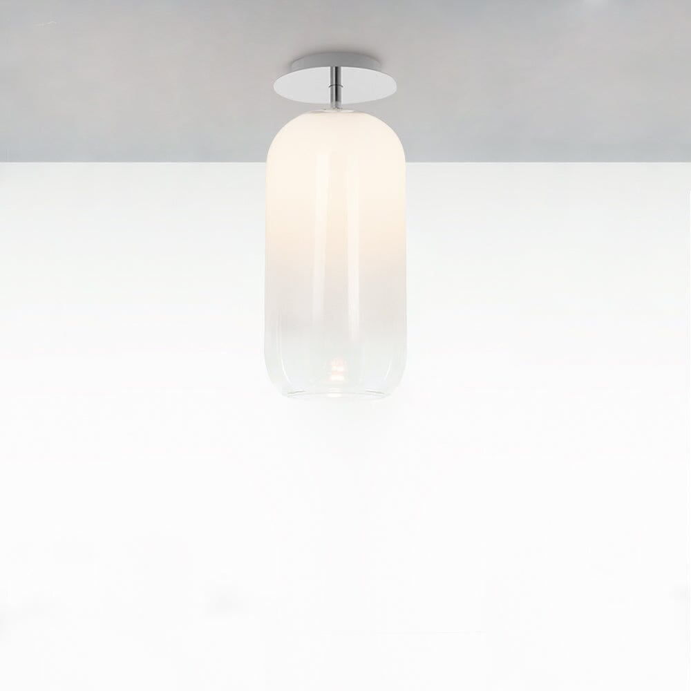 Gople Mini Ceiling Lamp ceiling lights Artemide Chrome/White 