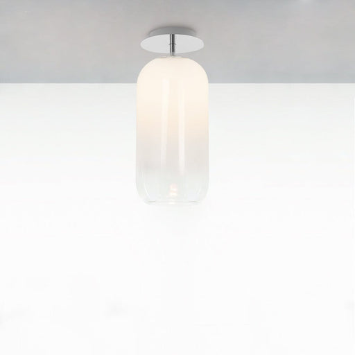 Gople Mini Ceiling Lamp ceiling lights Artemide Chrome/White 
