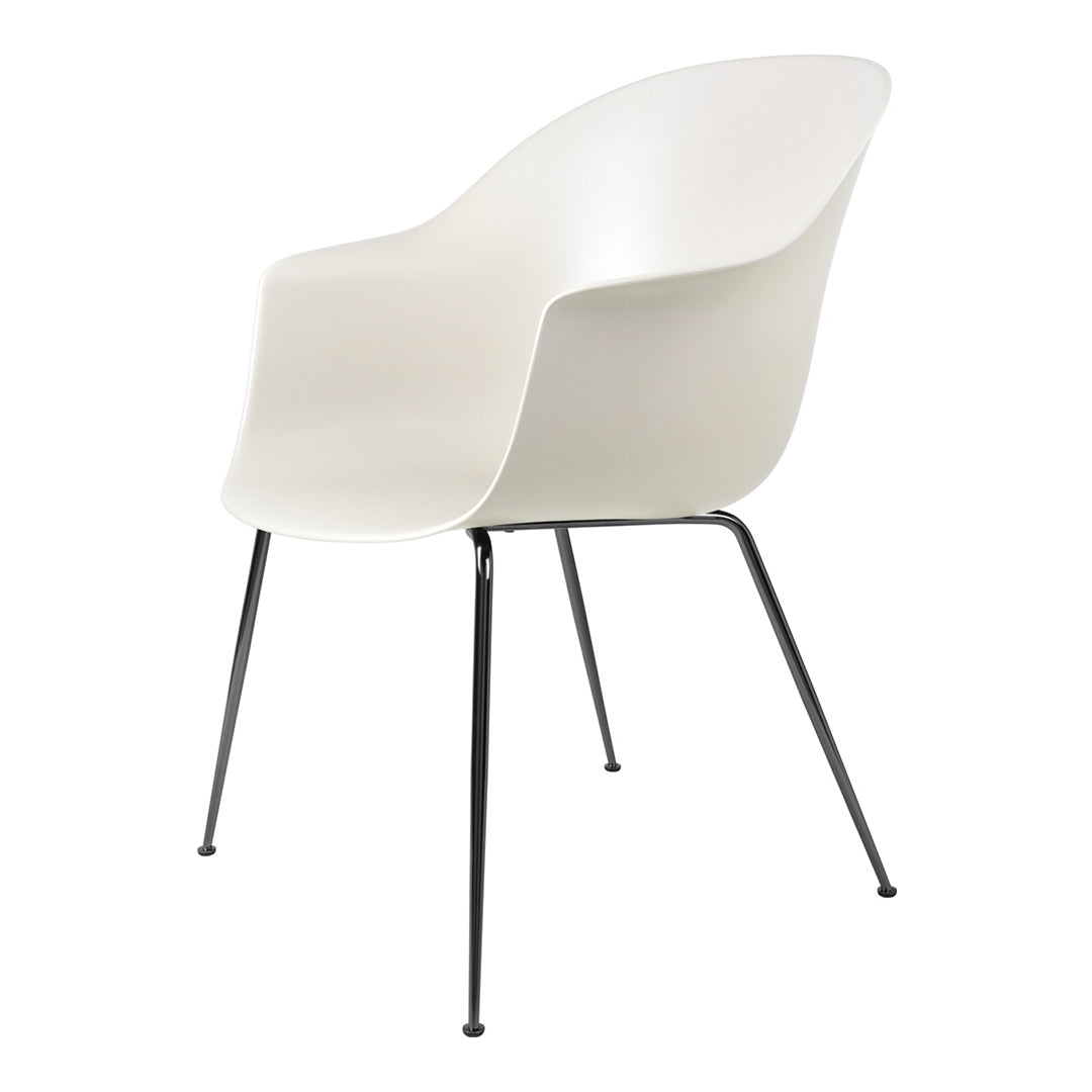 Bat Conic Base Dining Chair - Unupholstered