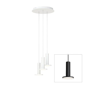 Cielo Plus Multi-Light LED Pendant hanging lamps Pablo Cielo chandelier 3 - Black / Black cord 