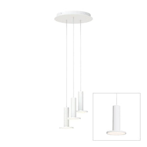 Cielo Plus Multi-Light LED Pendant hanging lamps Pablo Cielo chandelier 3 - White / White cord 