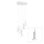 Cielo Plus Multi-Light LED Pendant hanging lamps Pablo Cielo chandelier 5 - Silver / Grey cord 