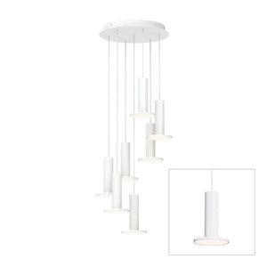 Cielo Plus Multi-Light LED Pendant hanging lamps Pablo Cielo chandelier 7 - White / White cord 