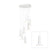 Cielo Plus Multi-Light LED Pendant hanging lamps Pablo Cielo chandelier 7 - White / White cord 