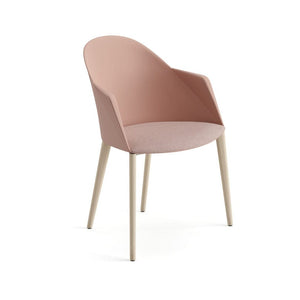 Cila Armchair with Timber Oak Four-leg Base Chairs Arper 