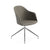 Cila Fully Upholstered Armchair With Swivel Trestle Base Armchair Arper 