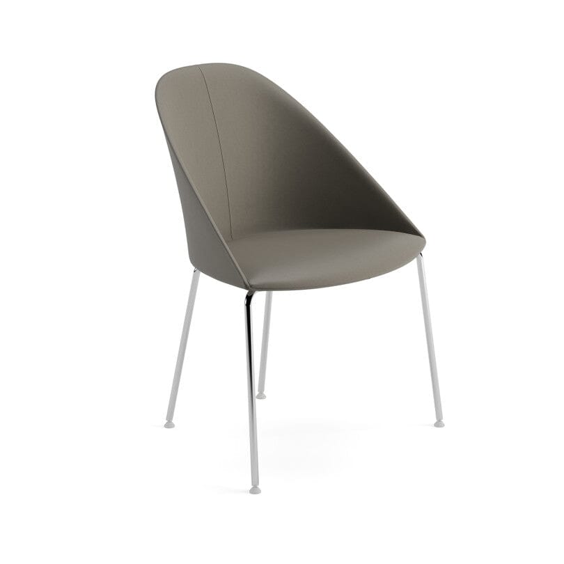 Cila Fully Upholstered With 4-Leg Base Chairs Arper 