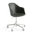 Cila Go Fully Upholstered Armchair 5 Ways Swivel with Castors Armchair Arper 