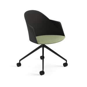 Cila Polypropylene Armchair With Fixed Trestle Base Chairs Arper 