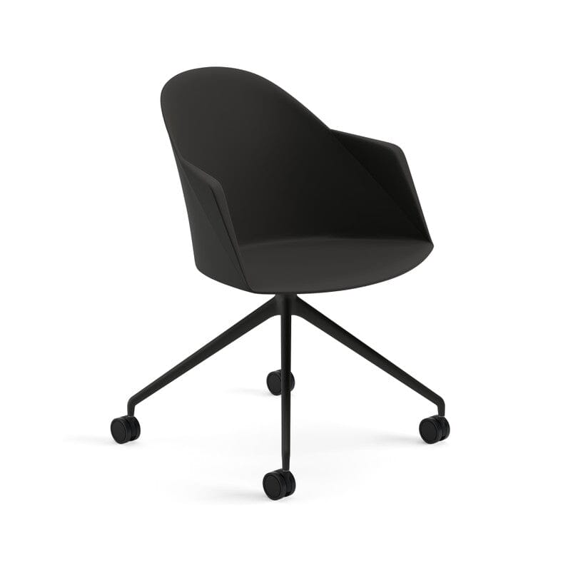 Cila Polypropylene Armchair With Fixed Trestle Base Chairs Arper 