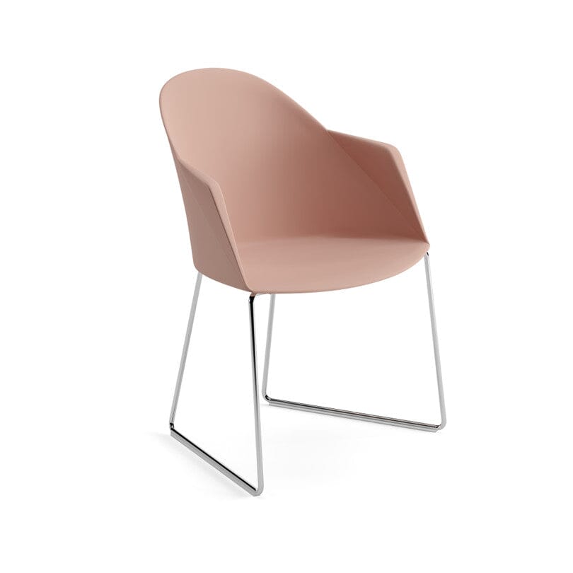 Cila Polypropylene Armchair With Sled Base Chairs Arper 