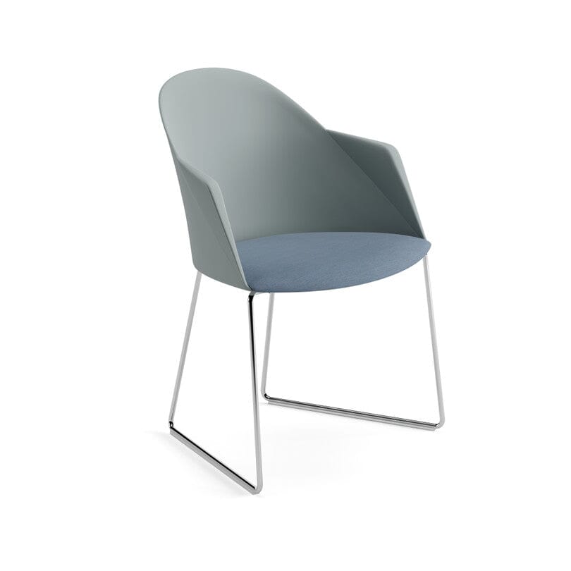 Cila Polypropylene Armchair With Sled Base Chairs Arper 