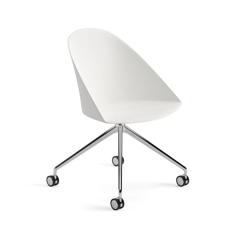 Cila Polypropylene Chair With Fixed Trestle Base Chairs Arper 