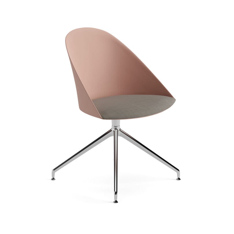 Cila Polypropylene Chair With Swivel Trestle Base Chairs Arper 