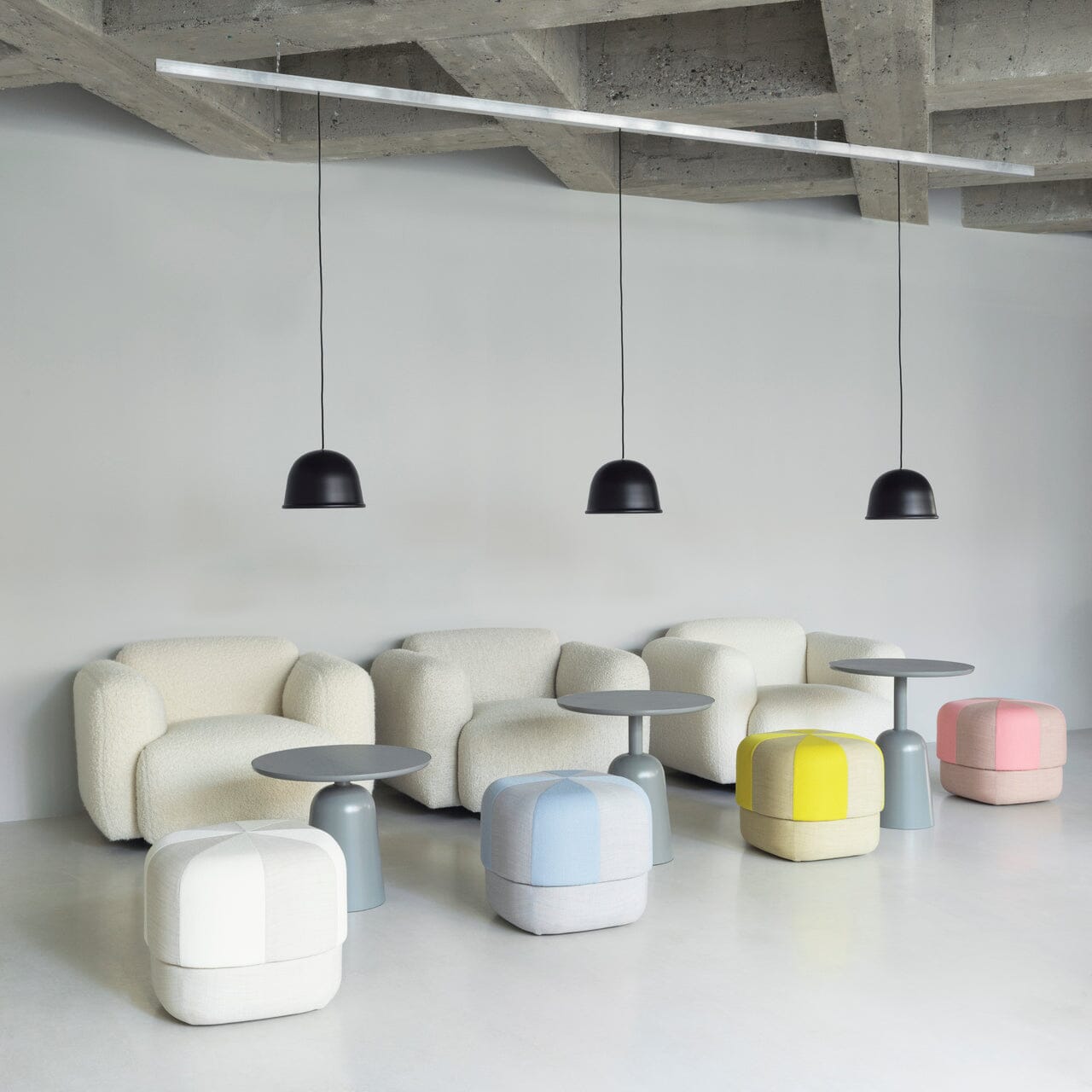 Circus Duo Pouf Stools Normann Copenhagen 