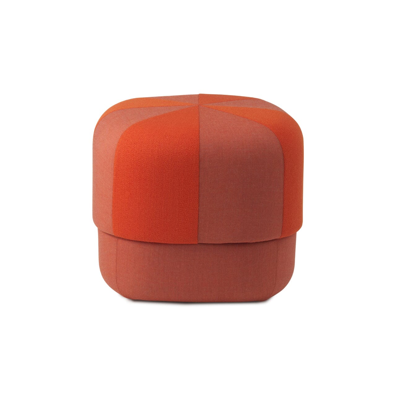 Circus Duo Pouf Stools Normann Copenhagen Large Orange 