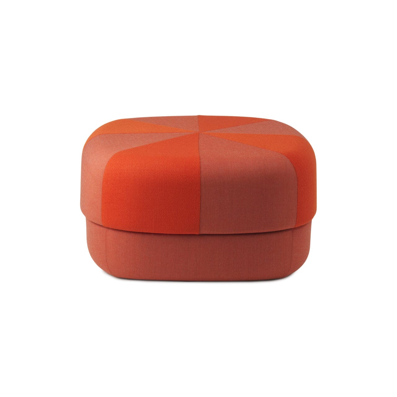 Circus Duo Pouf Stools Normann Copenhagen Small Orange 