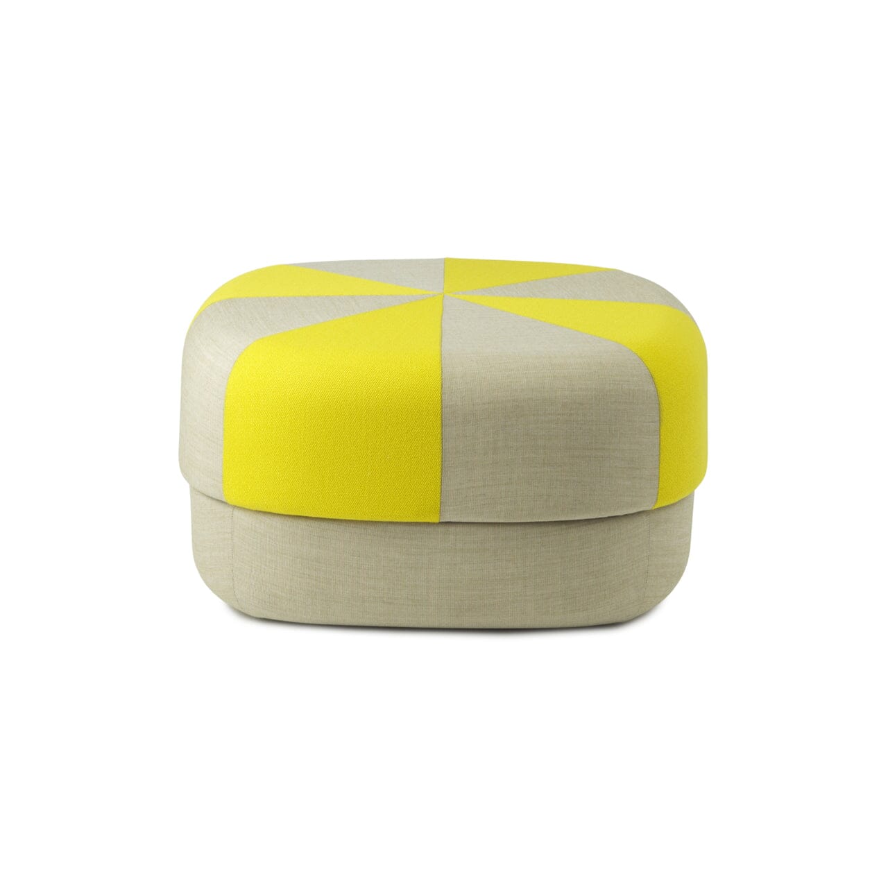 Circus Duo Pouf Stools Normann Copenhagen Small Yellow 