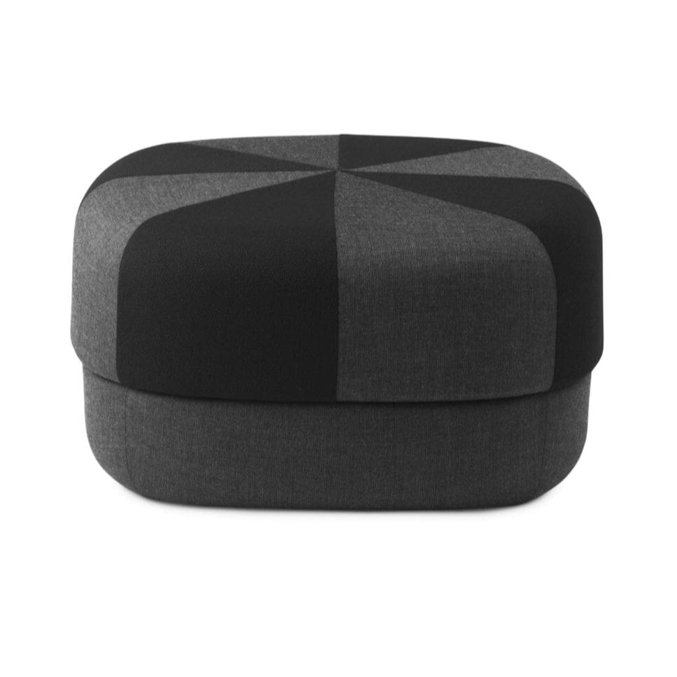 Circus Duo Pouf Stools Normann Copenhagen Small Black 