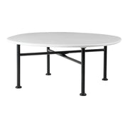 Carmel Outdoor Coffee Table Coffee Tables Gubi Medium / Clam White Marble 