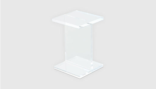 Acrylic I-Beam Table side/end table Gus Modern 