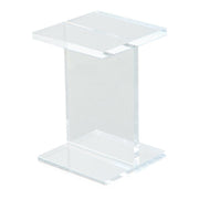 Acrylic I-Beam Table side/end table Gus Modern 