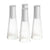 Candel Table Lamp - 4 Pack Table Lamps Pablo Clear/Silver 