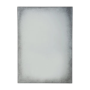 Clear Wall Mirror Medium Aged Metal Frame - Rectangular Mirrors Ethnicraft 30" x 1" x 41.5" 