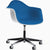 Eames Molded Upholstered Armchair with Task Base task chair herman miller 