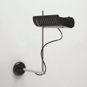 Colombo Wall Sconce 761 wall / ceiling lamps Oluce Black 