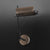 Colombo Wall Sconce 761 wall / ceiling lamps Oluce Anodic Bronze 