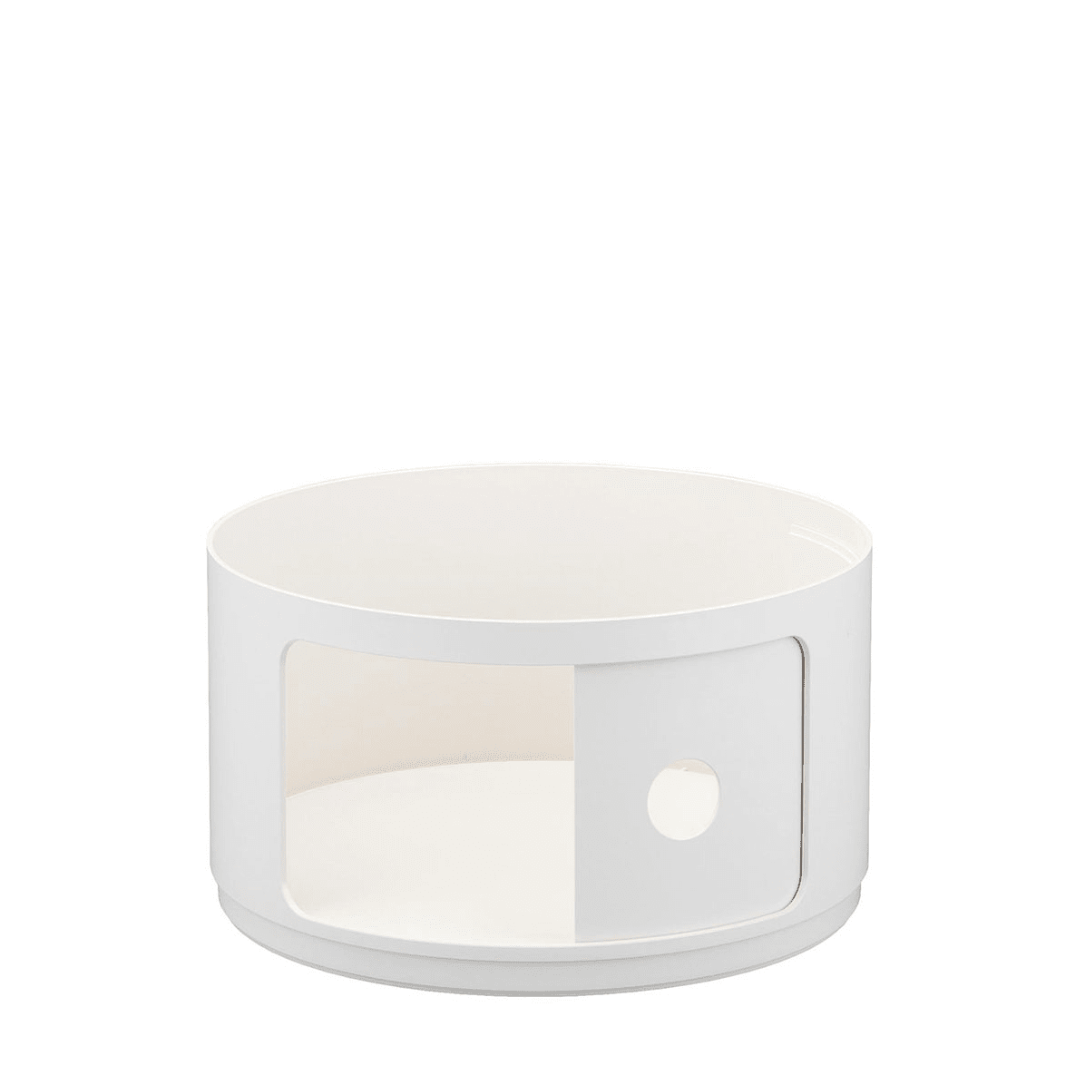 Componibili Big Round Modular Accessories Kartell Round Low White No