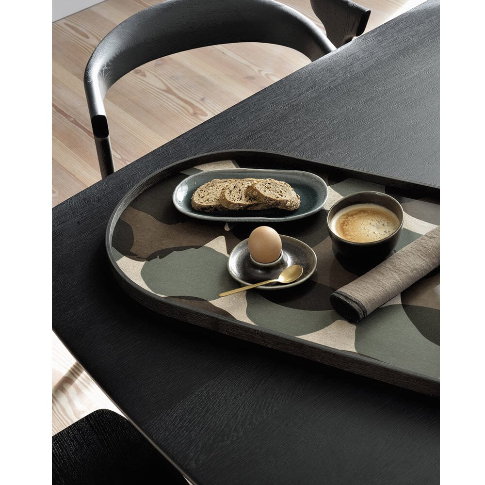 Connected Dots Oblong Glass Tray Tray Ethnicraft 