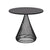 Cono Side Table with Stone table Bend Goods Black with Black Ceramic Stone 