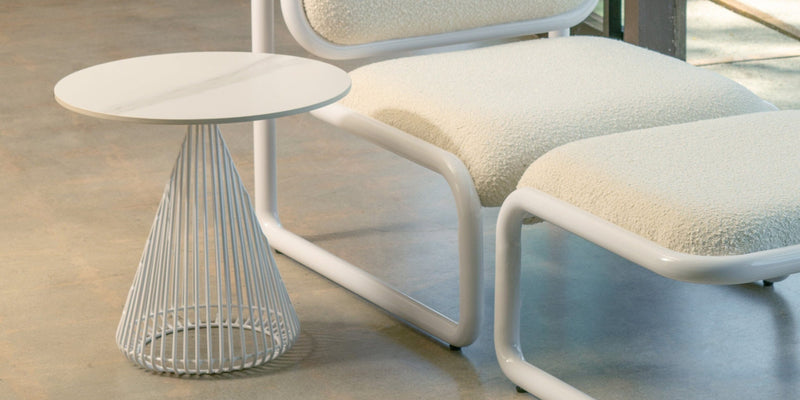 Cono Side Table with Stone table Bend Goods 